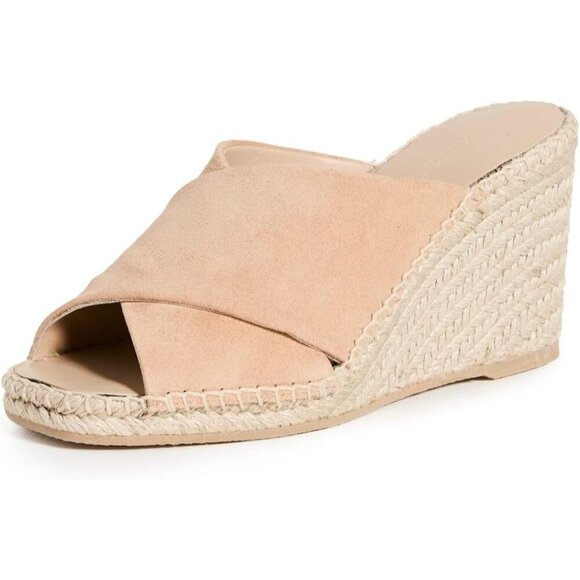 NEW Vince Gaelan Wedge Suede Espadrille Sandal Size 9 - Picture 1 of 7